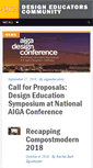 Mobile Screenshot of educators.aiga.org